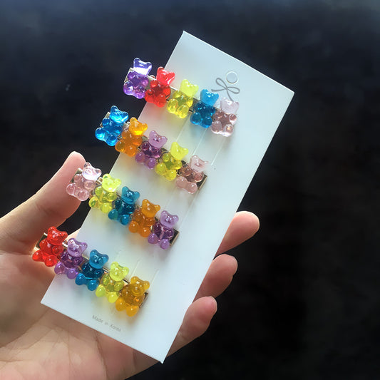 Jelly Bear Hair Clip