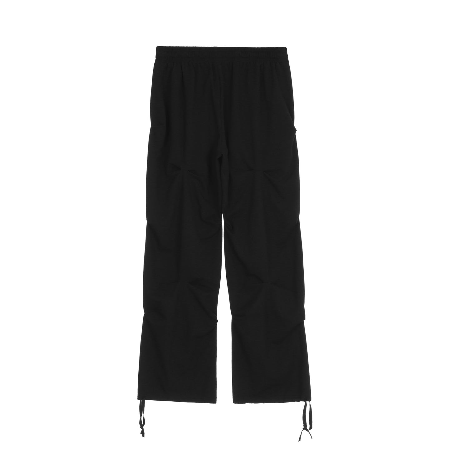 Black Pleated Drawstring Pants