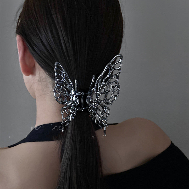 Liquid Metal Butterfly Hair Clip