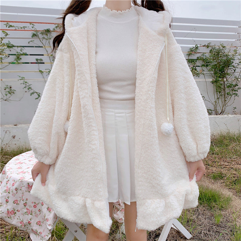 Plush Fluffy Rabbit Sweater