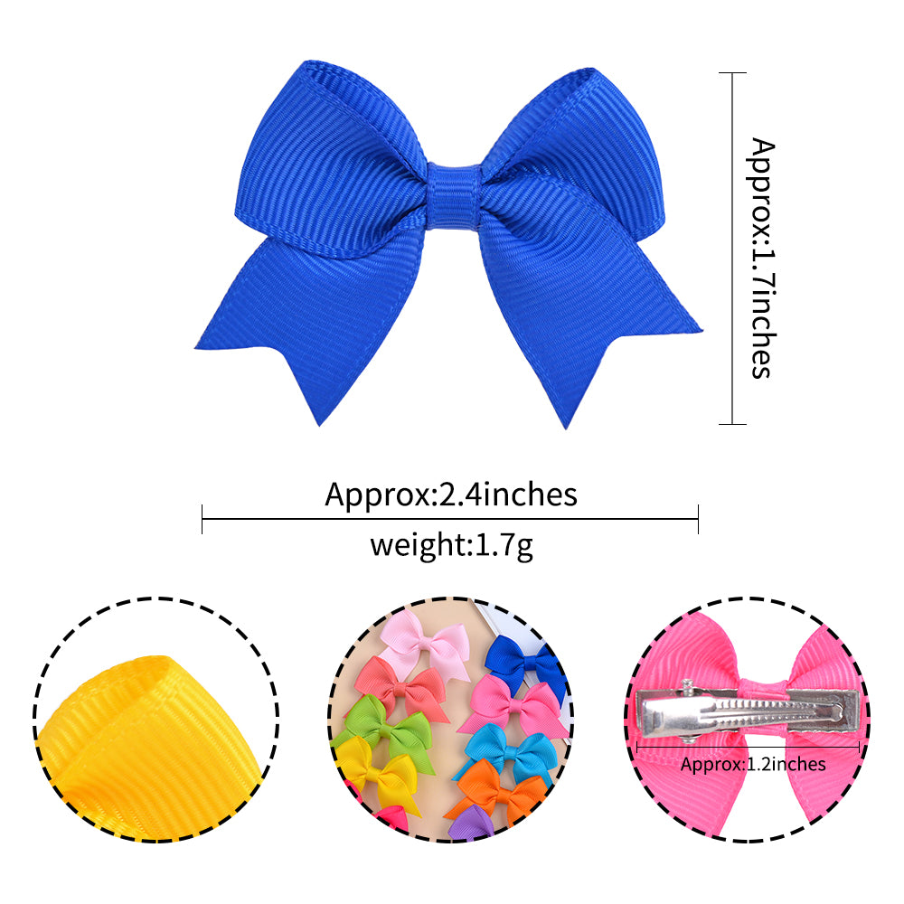 Solid Color Bow Set