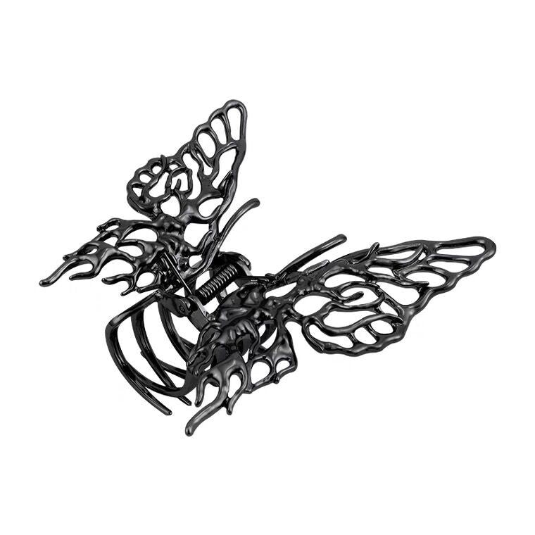 Liquid Metal Butterfly Hair Clip